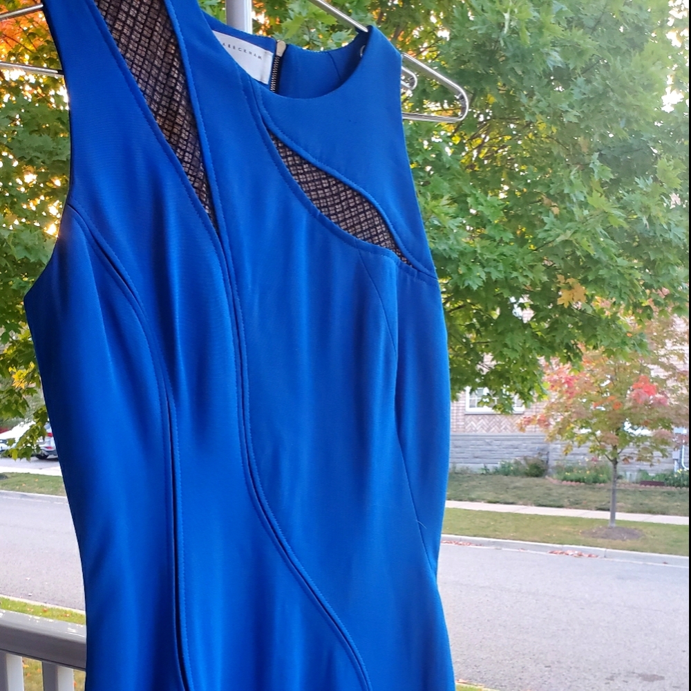 Victoria Beckham Blue Dress